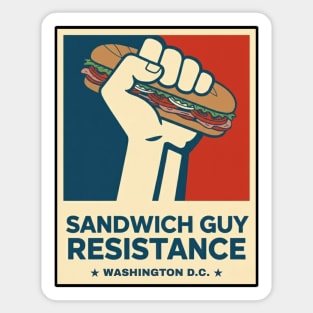 Sandwich Guy Resistance – Washington D.C. Protest Sticker